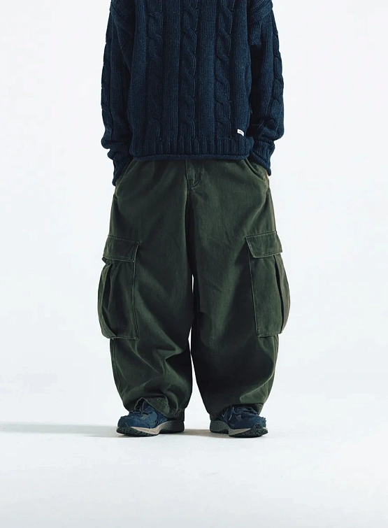 Брюки ANGLAN Twill Cargo Balloon Khaki