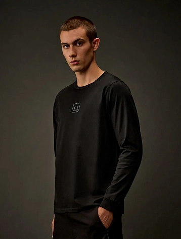 Лонгслив C.P. Company Metropolis Series Mercerized Black