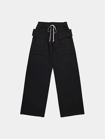 Брюки RICK OWENS DRKSHDW Creatch Wide Black