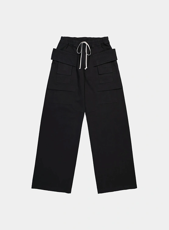 Брюки RICK OWENS DRKSHDW Creatch Wide Black