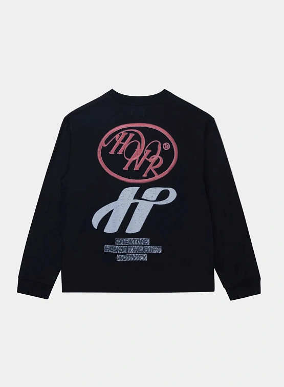 Лонгслив HONOR THE GIFT Pop Art Black