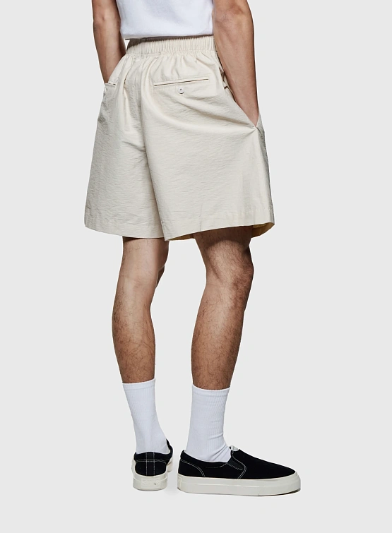 Шорты MKI MIYUKI ZOKU Washed Cotton Nylon Bone