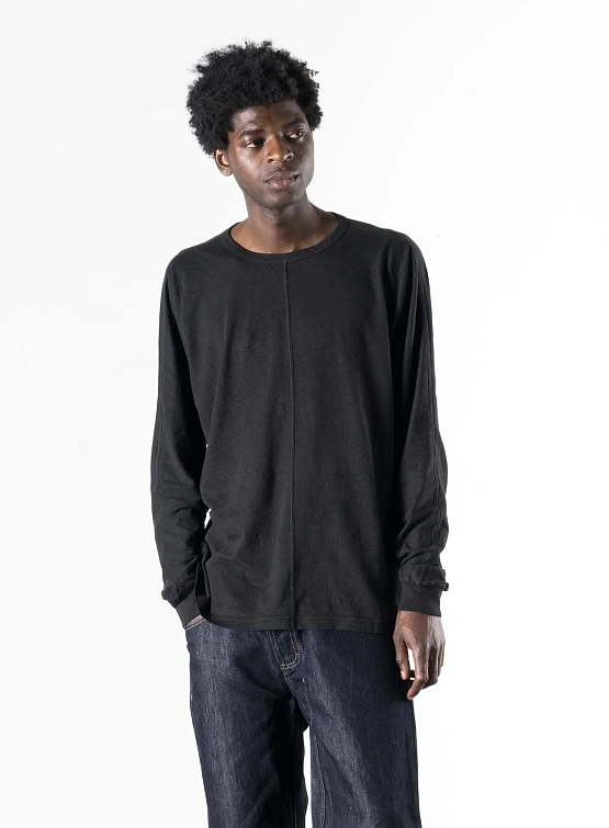 Лонгслив MAHARISHI 5245 Hemp Cross Oversized Black