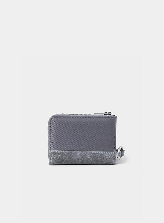 Картхолдер JUUN.J Nylon Zip Card Holder Grey