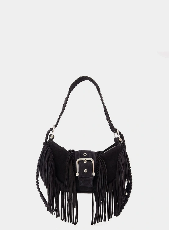 Сумка OSOI Hobo Brocle Fringe Black