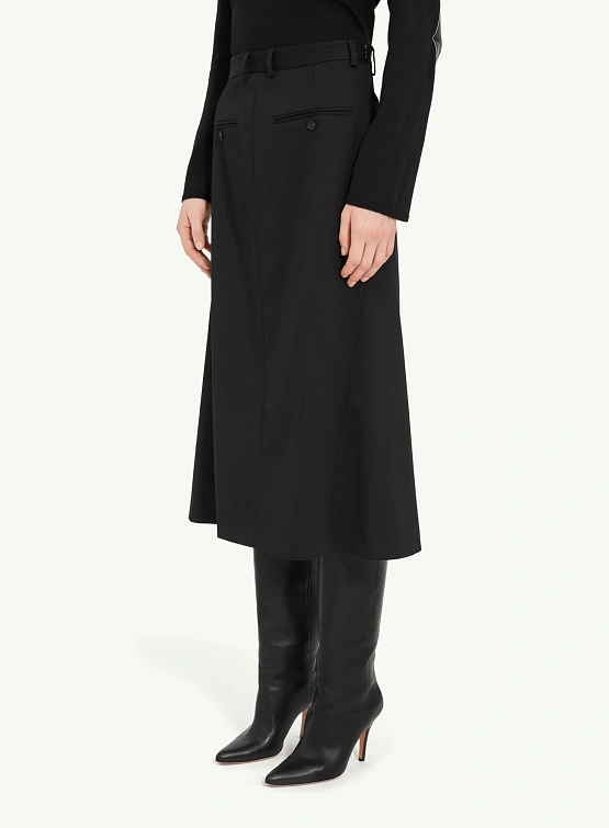 Женская юбка MM6 Maison Margiela Tailored Midi Black