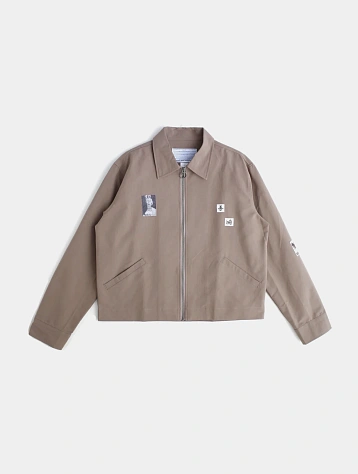 Овершот Jungles Jungles 1969 Patches Trucker Jacket Khaki