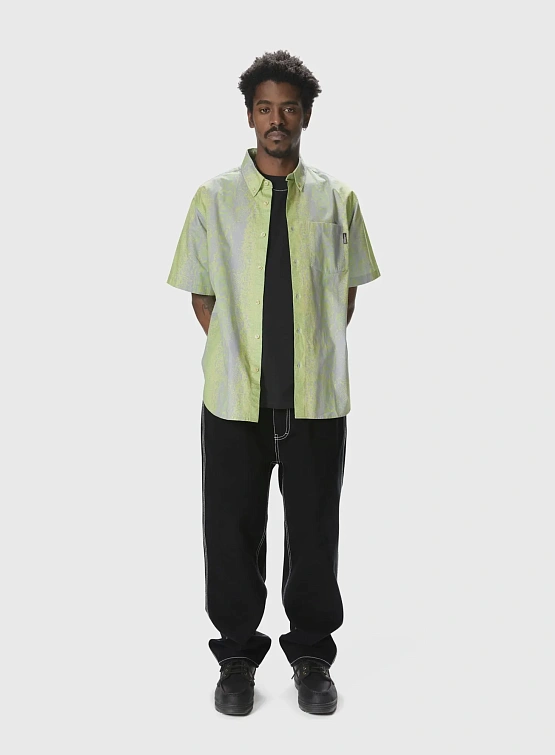 Рубашка thisisneverthat Python S/S Shirt Light Green