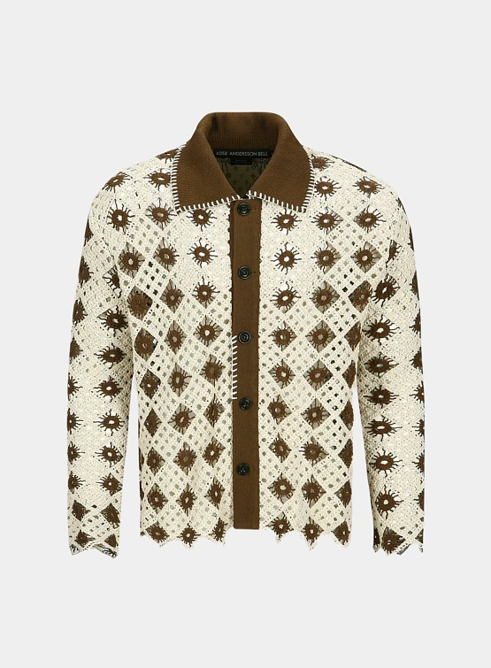 Кардиган Andersson Bell Crochet Cardigan Brown