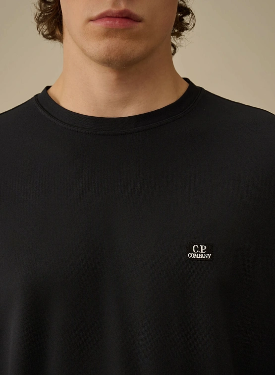 Лонгслив C.P. Company Tacting Piquet Black