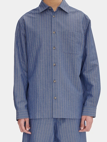 Рубашка A.P.C. Malo Blue