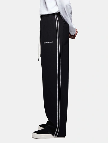 Брюки MKI MIYUKI ZOKU Wide Fit Poly Track Black