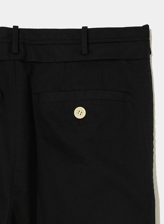 Брюки UNDERCOVER Pleated Trousers Black