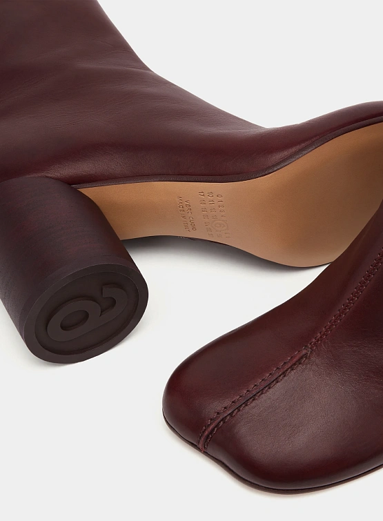 Женские ботильоны MM6 Maison Margiela Anatomic Brown