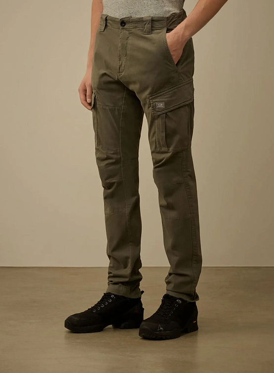 Брюки C.P. Company Ergonomic Fit Cargo Pants Gunmetal