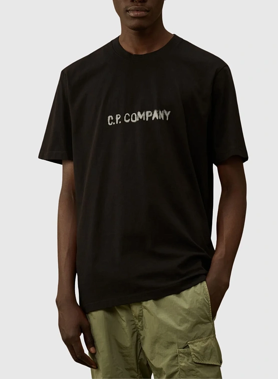 Футболка C.P. Company 30/1 Jersey British Sailor Black