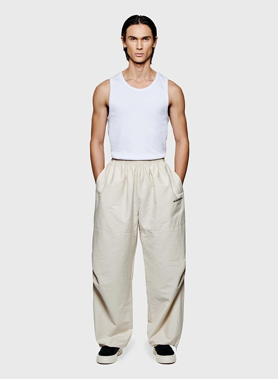 Брюки MKI MIYUKI ZOKU Washed Cotton Nylon Parachite Bone