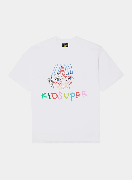 Футболка KidSuper Crayon Tee White