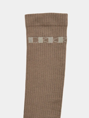 Носки RICK OWENS DRKSHDW Knee High Dirty Pearl