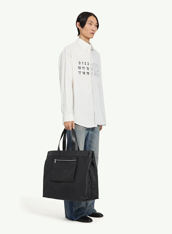 Рубашка MM6 Maison Margiela Stripes Grey White