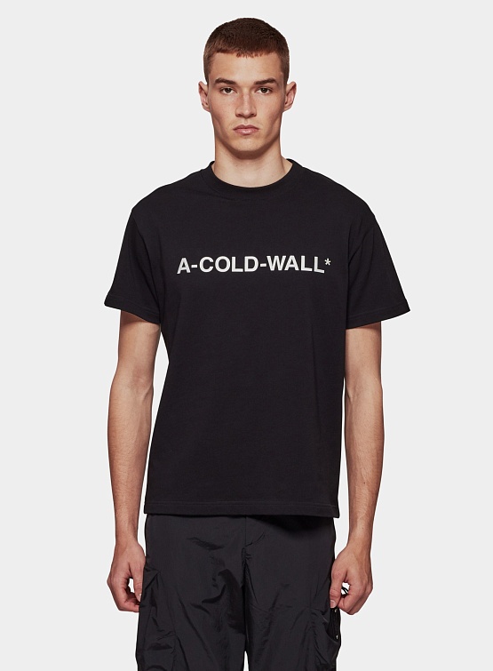 Футболка A-COLD-WALL* Esssential SS Logo Black