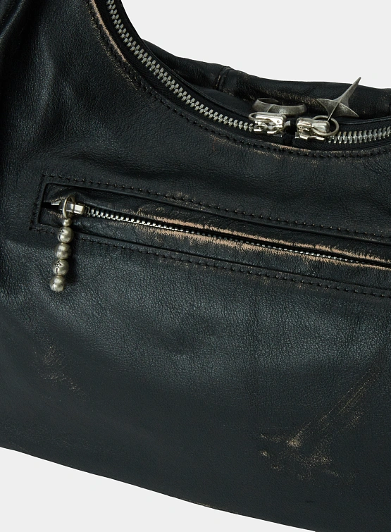 Сумка Thug Club Washed Leather Multi Pocket Black