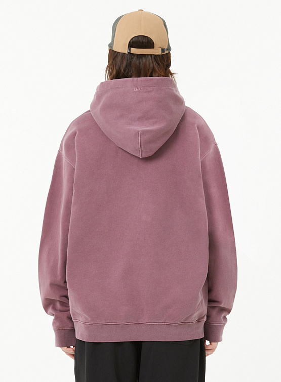 Худи LMC Overdyed Arch Fn Hoodie Dark Pink