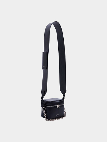 Сумка JUUN.J Leather Chain Point Square Bag Black