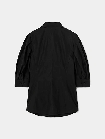 Женская рубашка JUUN.J Volume Sleeve Slim Blouse Black