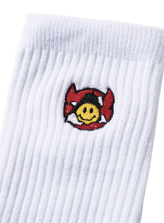 Носки MARKET Smiley Inner Peace White