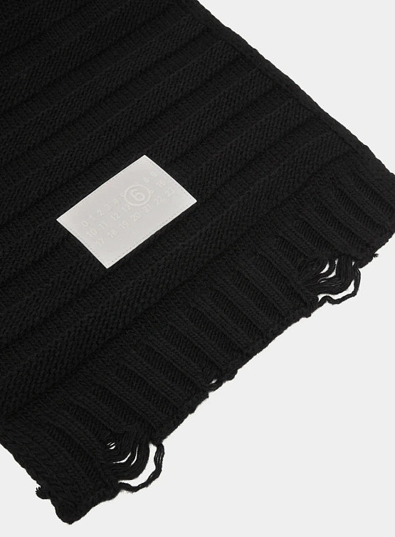 Шарф MM6 Maison Margiela Wool Blend Black