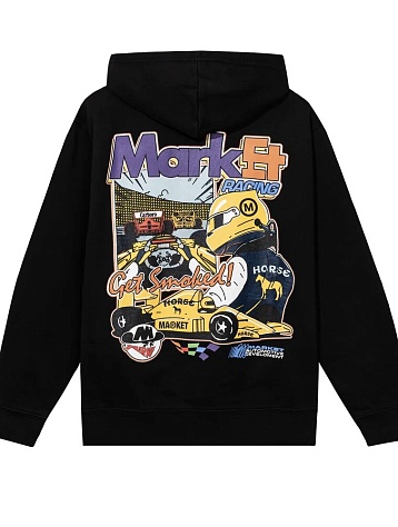 Худи MARKET Express Racing Washed Black