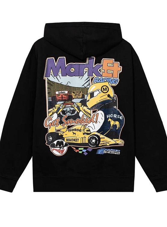 Худи MARKET Express Racing Washed Black