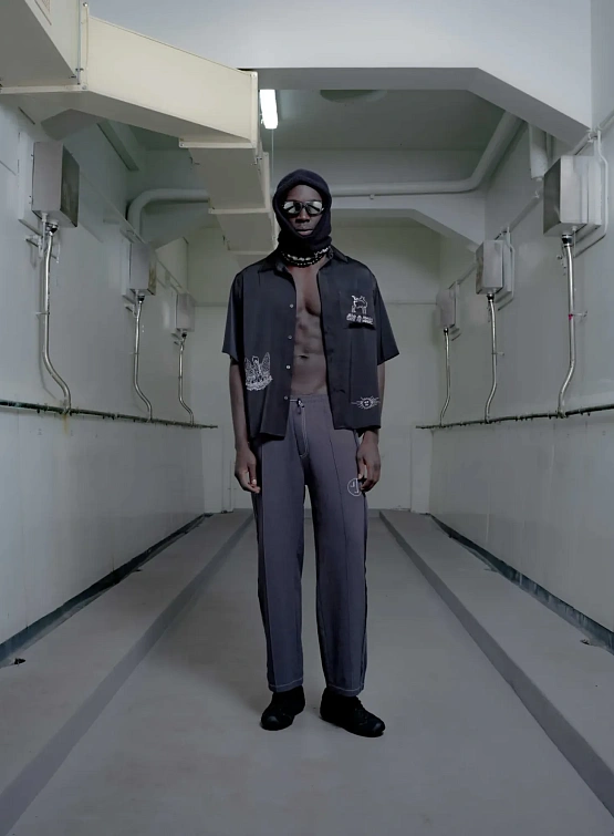 Брюки Jungles Jungles BIG STITCH PANT Grey