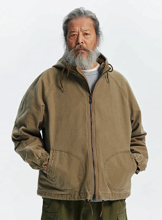 Парка FrizmWORKS Jungle Cloth Deck Hooded Beige