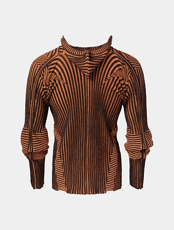 Кардиган LUEDER Healer Knit Zip Black Orange