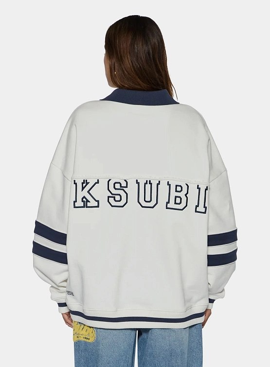 Женское поло Ksubi 99 Boyfriend Polo Vintage White