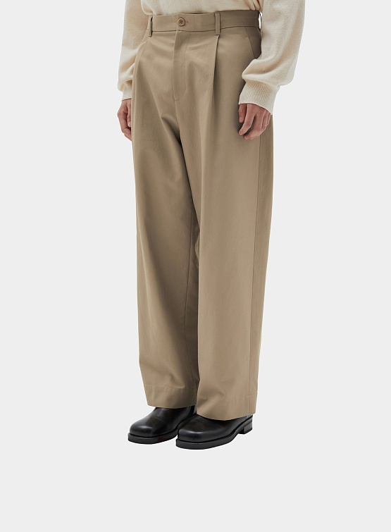 Брюки BROWNYARD Wide Chino Pants Beige