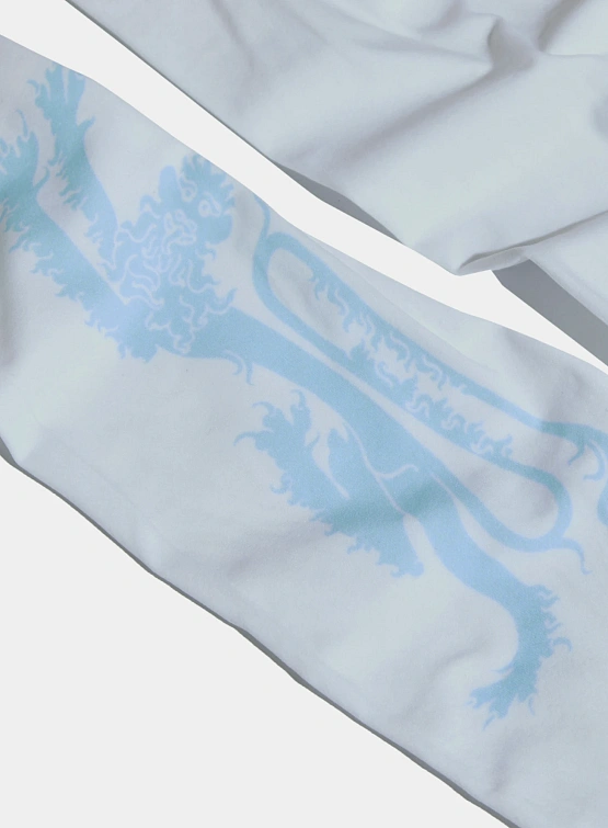 Леггинсы Siniy Vsadnik Polka Lion Tights White/Neonblue