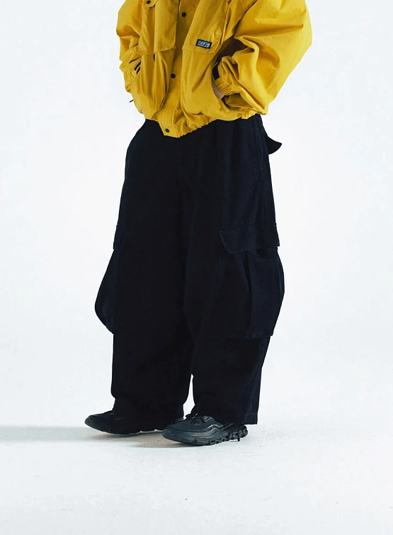 Брюки ANGLAN Twill Cargo Balloon Black