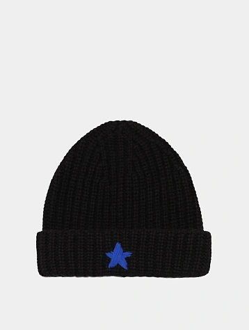 Шапка Études Ribbed Star Black
