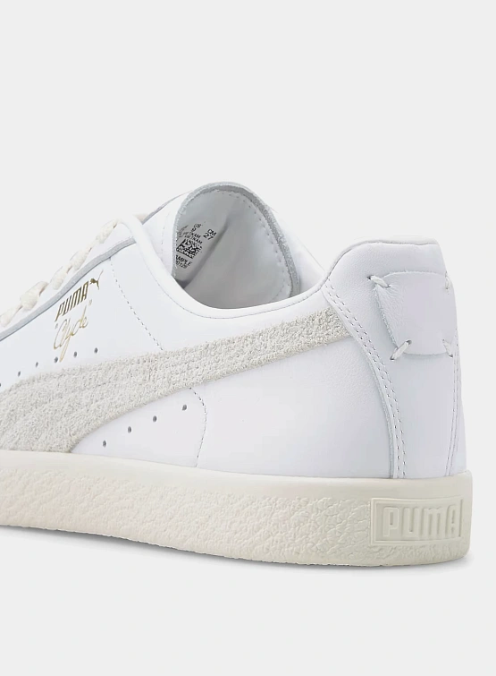 Кеды Puma Clyde Base White/Frosted Ivory