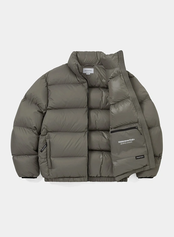 Пуховик thisisneverthat Pertex T Down Dark Sage