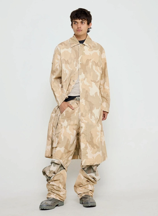 Брюки 424 Cargo Detachable Bermudas Washed Sand Camo Stone