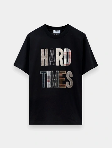 Женская футболка MOSCHINO Hard Times Black