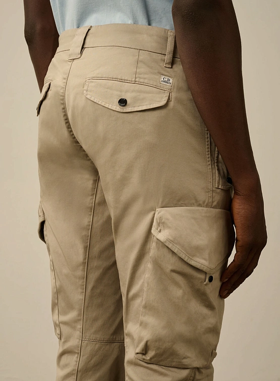 Брюки C.P. Company Stretch Sateen Utility Vintage Khaki