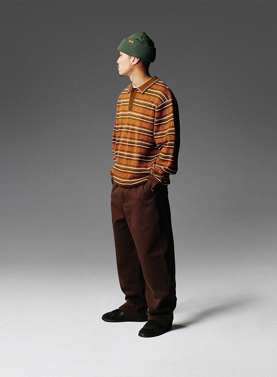 Брюки Butter Goods Wide Leg Pants Redwood