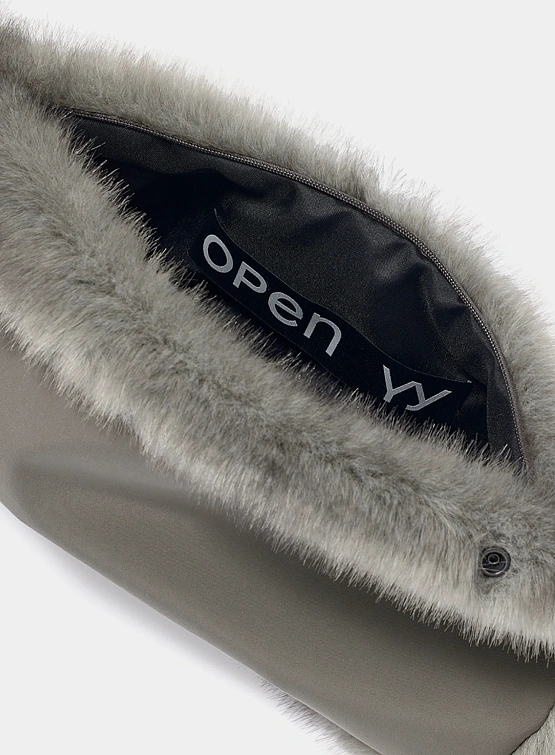 Сумка OPEN YY Furry Pocket Belt Grey
