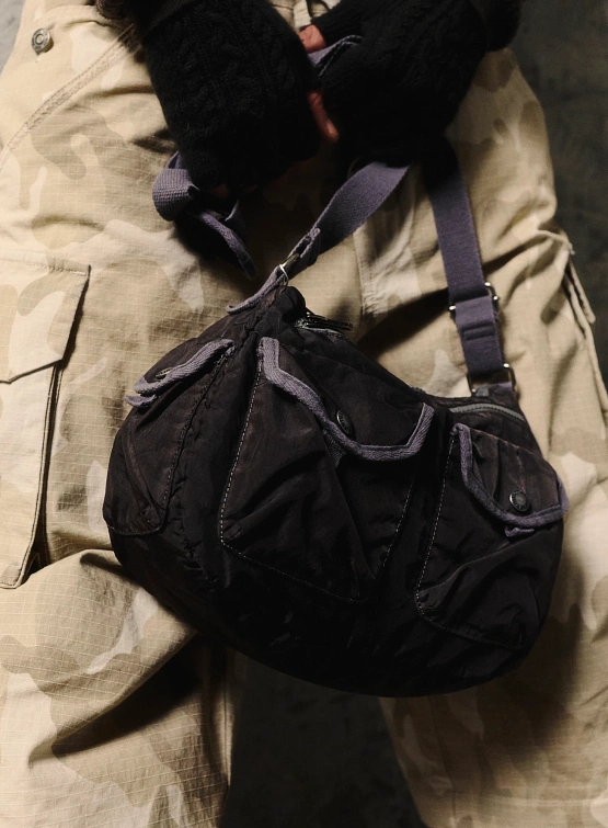 Сумка thisisneverthat Overdyed Shoulder Bag Light Charcoal