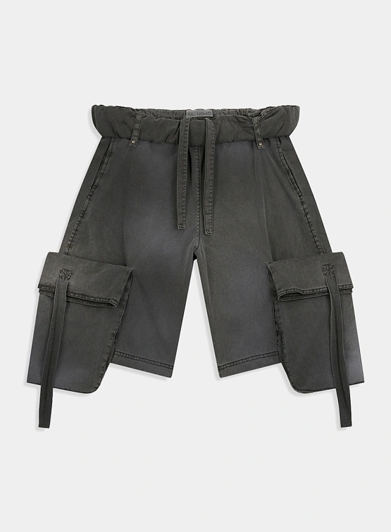 Шорты OPEN YY Rolled Waist Cargo Shorts Charcoal